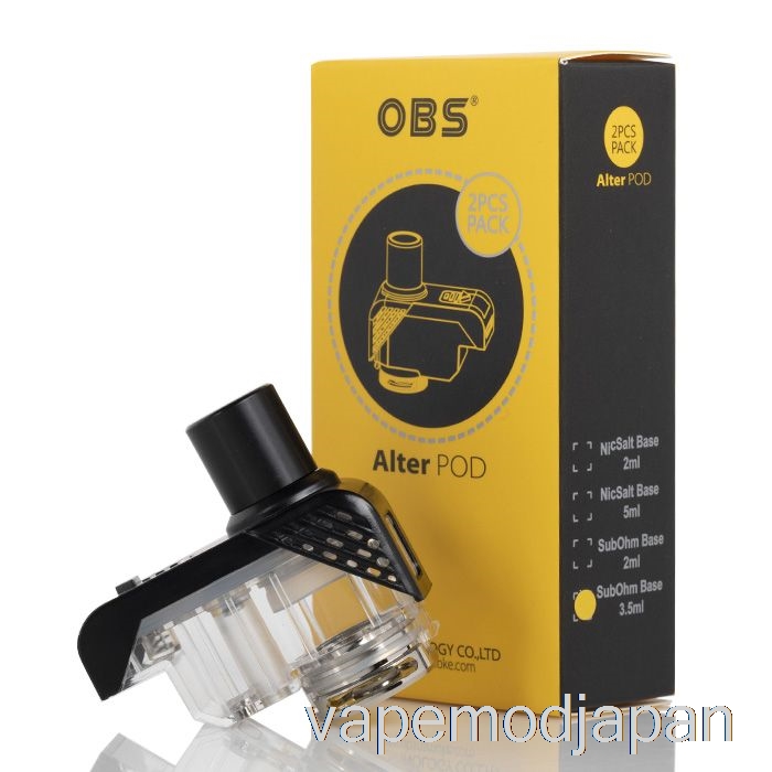 Vape Mod Obs Alter 交換ポッド 3.5ml 詰め替え可能ポッド